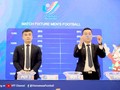 Lế bốc thăm chia bảng bóng đá năm SEA Games 31. Ảnh VFF