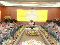 Bộ trưởng Nguyễn Mạnh Hùng phát biểu chỉ đạo tại Hội nghị giao ban.