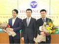 Bộ trưởng Nguyễn Mạnh Hùng trao Quyết định bổ nhiệm cho các cán bộ