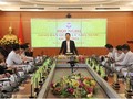Bộ trưởng Nguyễn Mạnh Hùng phát biểu chỉ đạo Hội nghị. Ảnh Mic