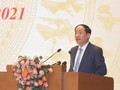 Thứ trưởng Phạm Anh Tuấn phát biểu tại Hội nghị. Ảnh MIC