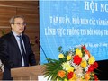 Thứ trưởng Phan Tâm phát biểu khai mạc Triển lãm. Ảnh Mic