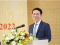 Bộ trưởng Nguyễn Mạnh Hùng phát biểu chỉ đạo Hội nghị. ảnh Mic