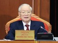 Tổng Bí thư Nguyễn Phú Trọng phát biểu khai mạc Hội nghị Trung ương lần thứ chín, khóa XIII.