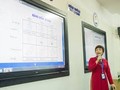 Sử dụng bài giảng điện tử để giảng dạy đã là rất quen thuộc với đội ngũ giảng viên trẻ. Ảnh: Zing