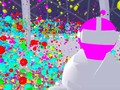Hình ảnh một nhà khoa học khám phá khối u 3D trong phòng thí nghiệm thực tế ảo.