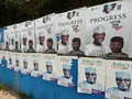 Các poster tranh cử của các ứng cử viên ở Nigeria. (Nguồn: AFP)
