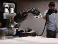 Cánh tay Telerobot có thể điều khiển từ xa và phản ứng trong thời gian thực - Ảnh: Shadowrobot