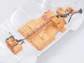 Sắp xếp các bộ phận trên XC40 chạy điện. Ảnh: Volvo