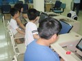 Một lớp dạy tin học ở Cung Thiếu nhi Hà Nội