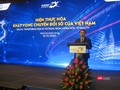 Thứ trưởng Bộ Thông tin và Truyền thông Nguyễn Huy Dũng: "Bây giờ là lúc thể hiện khát vọng đưa những dấu chân số Việt Nam ngày càng đi xa hơn và in dấu đậm nét trong không gian mạng toàn cầu"