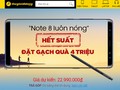 TGDĐ đang thực hiện chương trình cho khách hàng đặt mua trước Galaxy Note 8