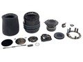 HomePod gồm rất nhiều thành phần kết dính với nhau chỉ có thể mở bằng cách "phá" (ảnh iFixit)
