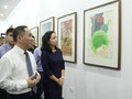 Thứ trưởng Bộ Văn hóa, Thể thao và Du lịch Trịnh Thị Thủy tham dự triển lãm