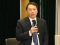 Thứ trưởng Nguyễn Huy Dũng phát biểu tại buổi làm việc. Ảnh MIC