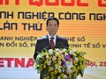 Bộ trưởng Bộ Thông tin và Truyền thông Nguyễn Mạnh Hùng (ảnh: Việt Khôi)