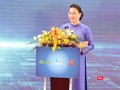 bà Nguyễn Thị Kim Ngân là nữ Chủ tịch Quốc hội đầu tiên của Việt Nam (ảnh: Đăng Khoa)