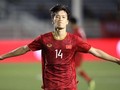 Hoàng Đức là cầu thủ được Sofascore chấm điểm cao nhất trong 2 trận đấu vòng loại thứ 3 World Cup 2022 của đội tuyển Việt Nam. Ảnh Viettel