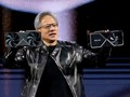 Ông Jensen Huang giới thiệu 2 mẫu chip AI mới tại sự kiện GTC thường niên của công ty. Ảnh: Bloomberg