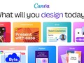 Màn hình chính của ứng dụng Canva