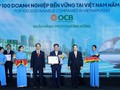 OCB lọt Top các doanh nghiệp bền vững năm 2024