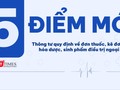 Infographic: 5 điểm mới đáng chú ý trong quy định về đơn thuốc, kê đơn thuốc điều trị ngoại trú