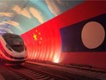 Đường sắt cao tốc Lào - Trung có chiều dài toàn tuyến hơn 1.000km, trong đó phần chạy trên lãnh thổ Lào dài hơn 420km nối thủ đô Viêng Chăn và cửa khẩu Boten nằm trên biên giới Lào - Trung. Ảnh: Tân Hoa Xã