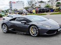 Lamborghini Huracan màu xám-đen đầu tiên tại Việt Nam.