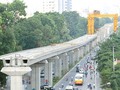 Dự án đường sắt trên cao Cát Linh- Hà Đông bị chậm tiến độ.