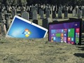 Sau Windows XP, đến lượt Windows 7 và Windows 8 "về vườn". Ảnh: Makeuseof.
