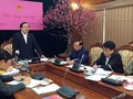 Bí thư Thành ủy Hà Nội Hoàng Trung Hải yêu cầu người đứng đầu các cơ quan, đơn vị chỉ đạo cán bộ chấp hành nghiêm kỷ cương hành chính ngay từ những ngày đầu năm mới, đồng thời xử lý nghiêm cán bộ “trốn việc” đi lễ hội.