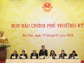 hiên họp báo thường kỳ Chính phủ tháng 2/2016 - Ảnh: VGP/Quang Hiếu
