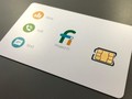 Thẻ SIM cung cấp dịch vụ mạng di động gồm thoại (call), nhắn tin (text) và dữ liệu (data) của Project Fi - Ảnh: VentureBeat