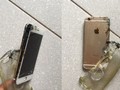 Hình ảnh chiếc iPhone 6 của anh Tâm sau khi phát nổ. Ảnh: NVCC.
