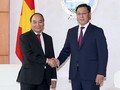 Thủ tướng Chính phủ Nguyễn Xuân Phúc hội đàm với Thủ tướng Mông Cổ J. Erdenebat.