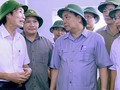 Thủ tướng Nguyễn Xuân Phúc đã kiểm tra công tác khắc phục hậu quả bão số 1 tại Nam Định.