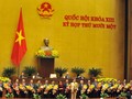 Các thành viên Chính phủ khóa XIV ra mắt quốc dân.