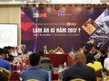 Toàn cảnh Tọa đàm “Làm ăn gì năm 2017?”.