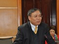 Ông Đinh Quang Tri tại cuộc họp báo sáng 20/1 của Bộ Công Thương.