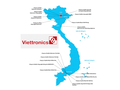 Cấu trúc của Viettronics Corporation bao gồm Tổng công ty mẹ, 7 công ty con, 4 công ty liên kết, 1 công ty liên doanh.