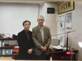 GS. Tasuku Honjo và GS. Tạ Thành Văn năm 2013.