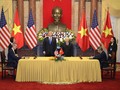 Quang cảnh lễ ký kết giữa Vietnam Airlines và Tập đoàn Sabre. (Ảnh: VGP)