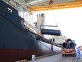 Xuất hàng Thép Hòa Phát tại cảng Dung Quất Hòa Phát (Nguồn: HPG)