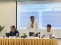 Đoàn Chủ tịch điều hành AGM 2023 của IPA. Lần lượt từ trái qua: Bà Phạm Minh Hương (Thành viên HĐQT), ông Vũ Hiền (Chủ tịch HĐQT) và ông Mai Hữu Đạt (Tổng giám đốc)