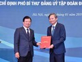 Phó thủ tướng Trịnh Đình Dũng trao quyết định bổ nhiệm cho ông Trần Đình Nhân (Ảnh: EVN)