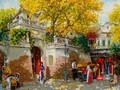 Bức "Chiều thu bên ô Quan Chưởng” của họa sĩ Lâm Đức Mạnh bị sao chép rao bán công khai