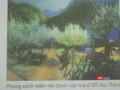 Tranh "Phong cảnh miền núi" của họa sĩ Đỗ Huy Thanh được tác giả cho biết là đã bị "phớt lờ" chuyện tác quyền? 