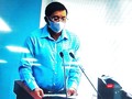 Ông Nguyễn Toàn Thắng, Giám đốc Sở TNMT TP.HCM tại cuộc họp báo chiều 28/3 (Ảnh chụp lại màn hình video ghi lại cuộc họp)