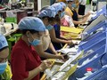TP.HCM xét nghiệm đồng loạt cho hàng ngàn công nhân. Ảnh chụp một khu vực làm việc tại nhà xưởng của Công ty TNHH PouYuen Việt Nam mới đây vừa bị đình chỉ hoạt động do không đảm bảo công tác phòng chống COVID-19 (Ảnh: Đình Nguyên)