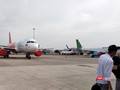 Cảng vụ Hàng không Miền Nam vừa gửi văn bản kiến nghị Cục Hàng không Việt Nam tạm dừng các chuyến bay thương mại (Ảnh: Hòa Bình)